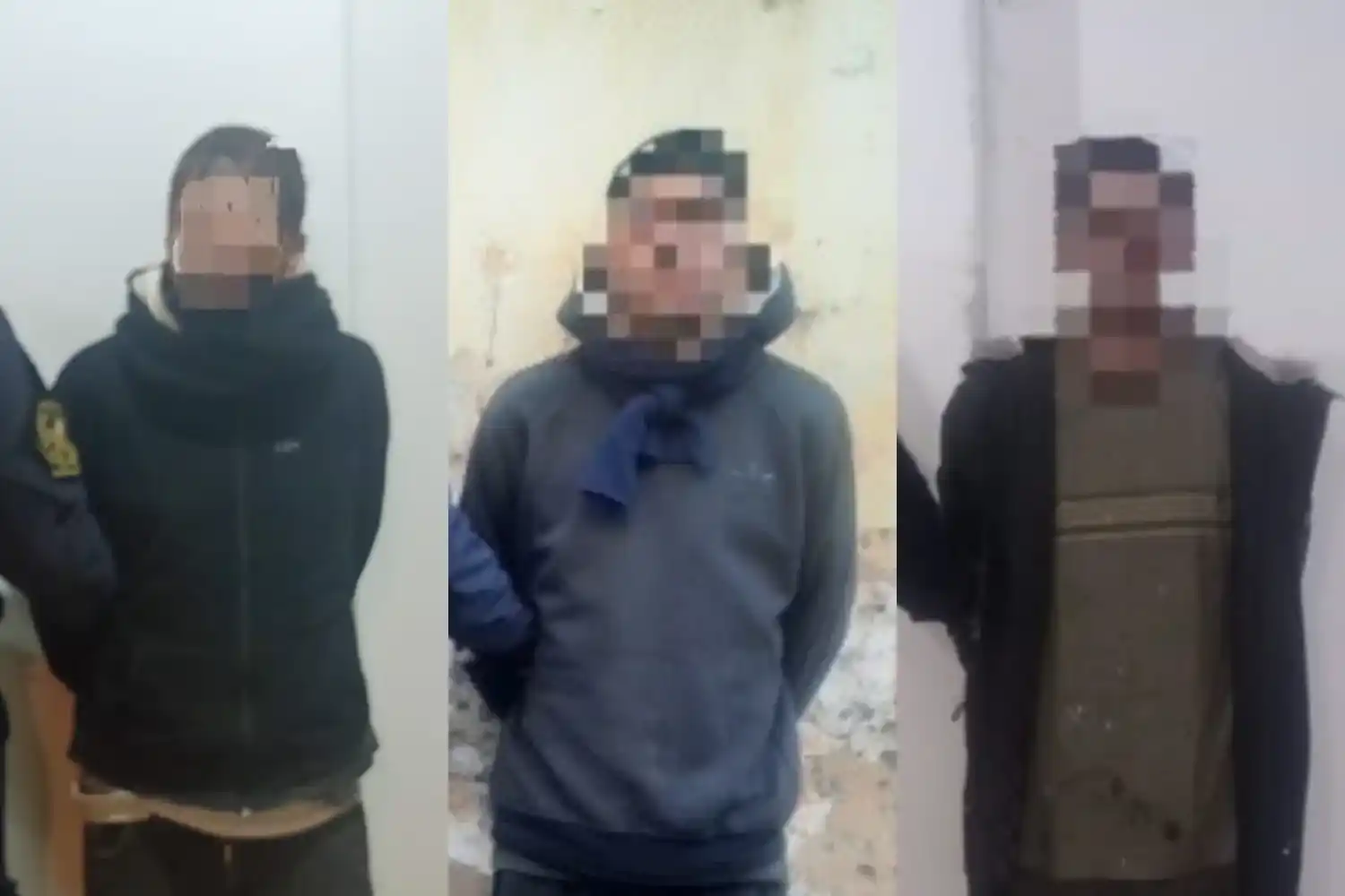 Los aprehendidos fueron trasladados a la Comisaría.