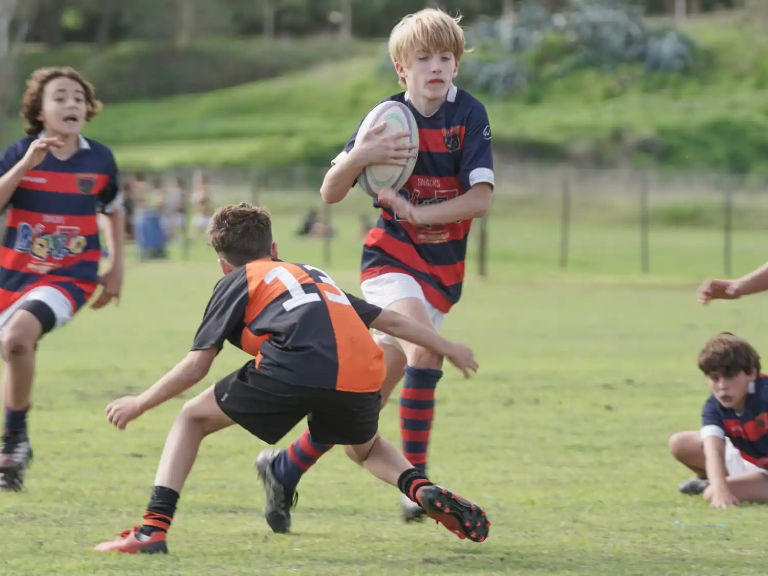 Encuentro de rugby de infantiles del Club Náutico 10