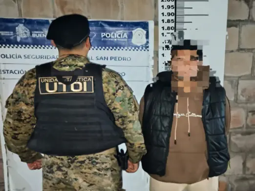 El sujeto fue trasladado a Comisaría local.