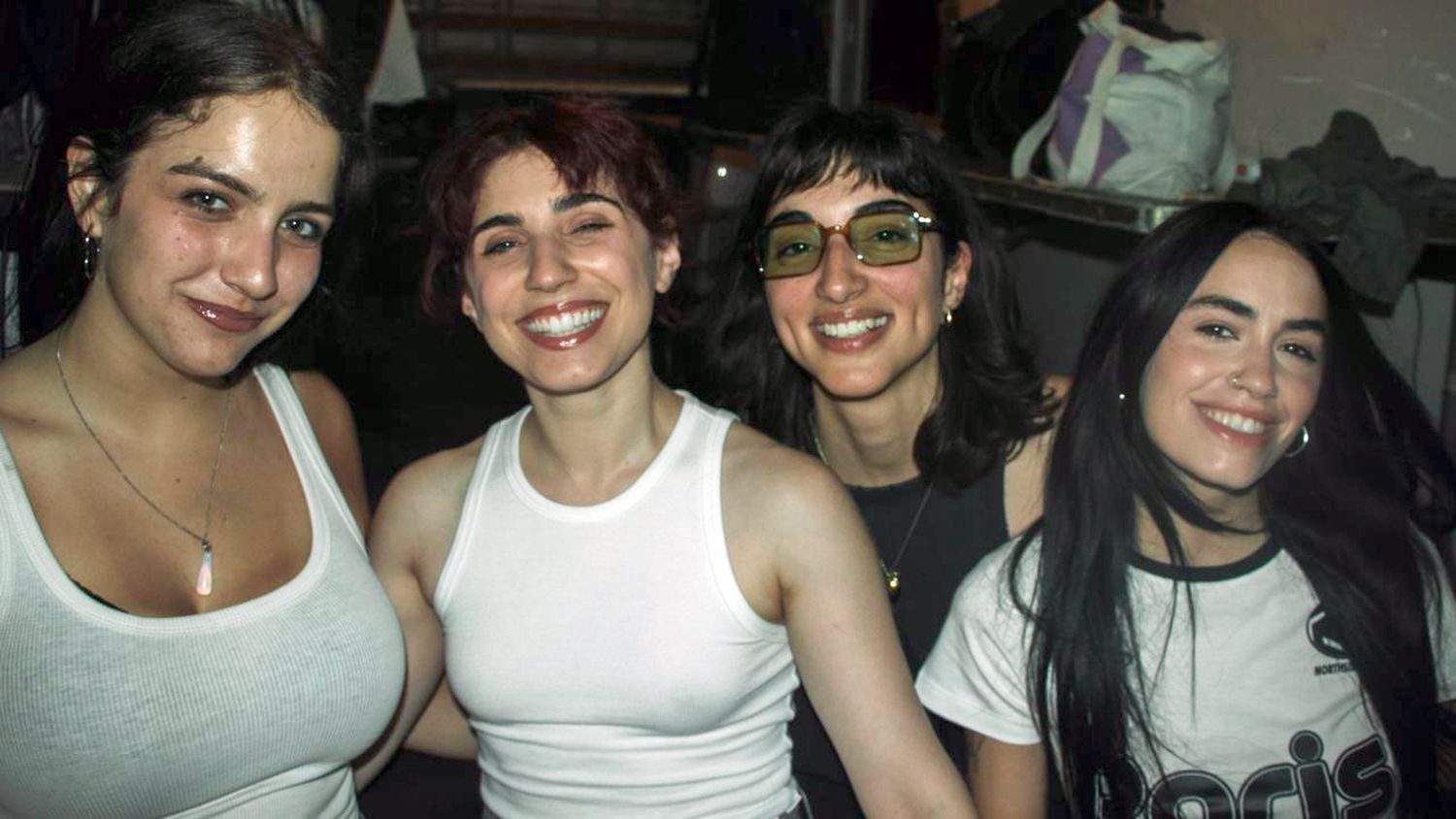 Elenco. Miranda de la Serna, Zoe Hochbaum, Morena Fernández Quinteros y Lali Espósito