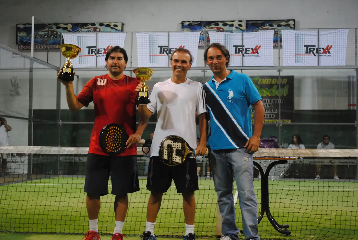 Gutiérrez y Gattiker ganaron la exhibición