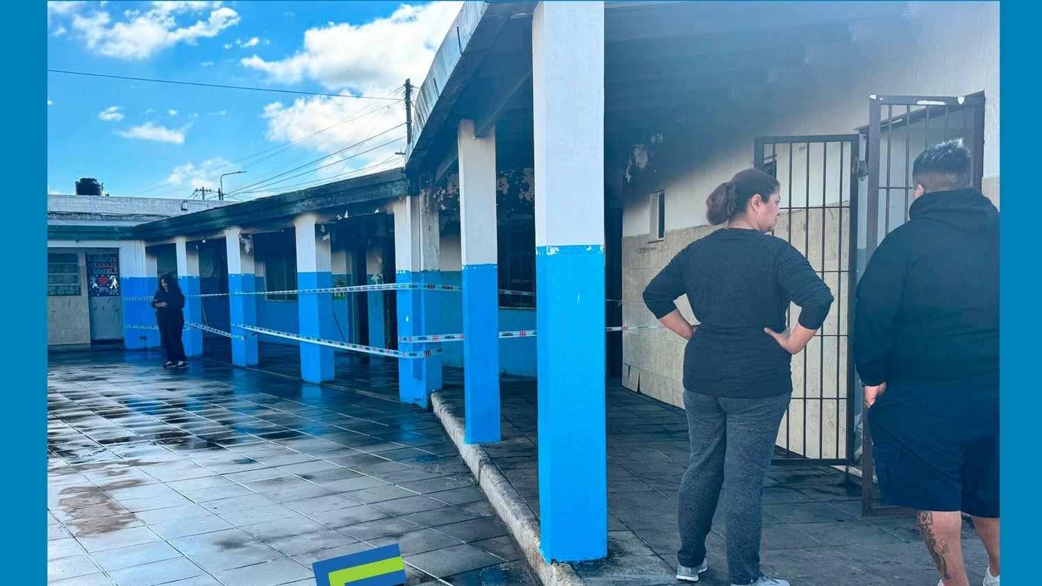 José C. Paz: Un incendio afectó una escuela primaria e investigan si fue intencional