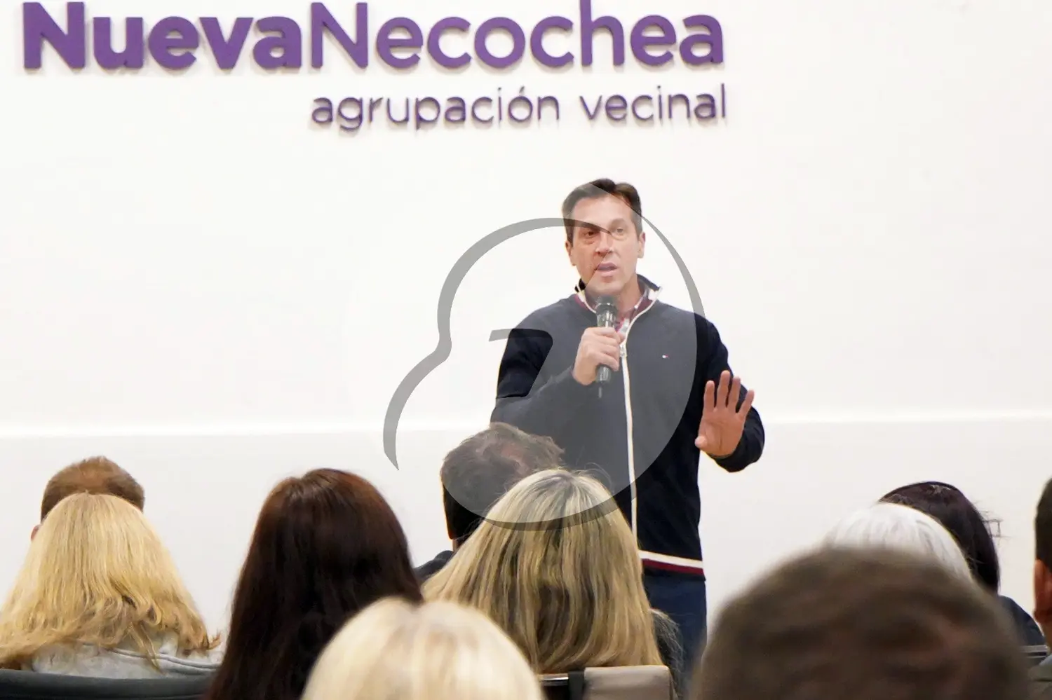 El intendente brindó un potente discurso en el local partidario