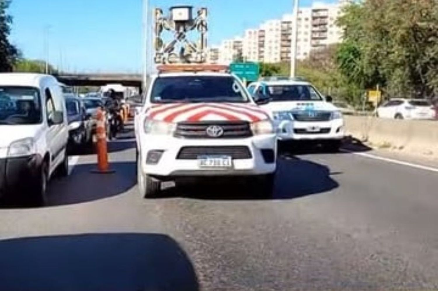 Accidente en autopista Riccheri