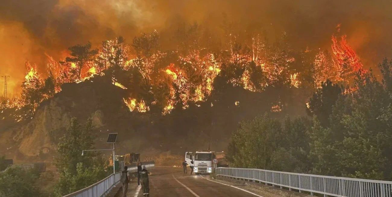 Turquía en llamas: incendios forestales masivos y ola de calor.