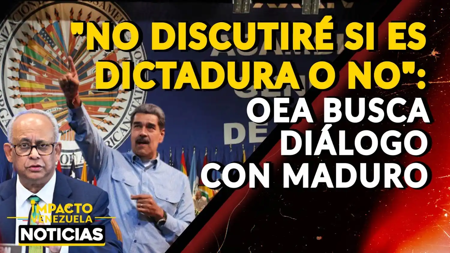 «NO DISCUTIRÉ SI ES DICTADURA o NO»: OEA busca diálogo con Maduro – VIDEO