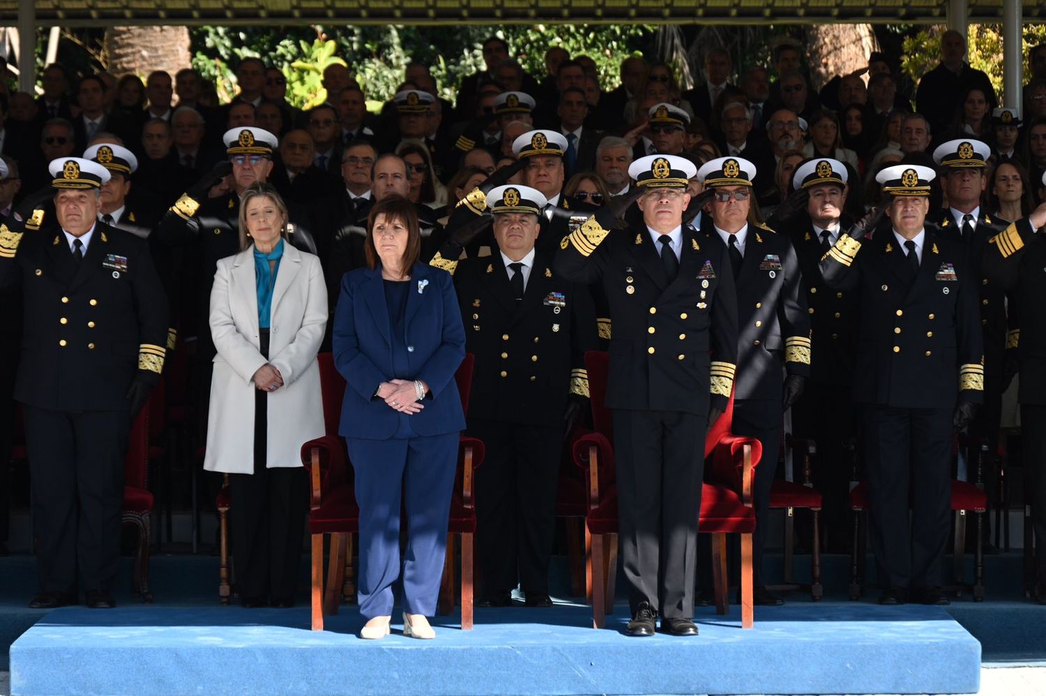 La Prefectura celebró su 214° aniversario en un acto presidido por Patricia Bullrich