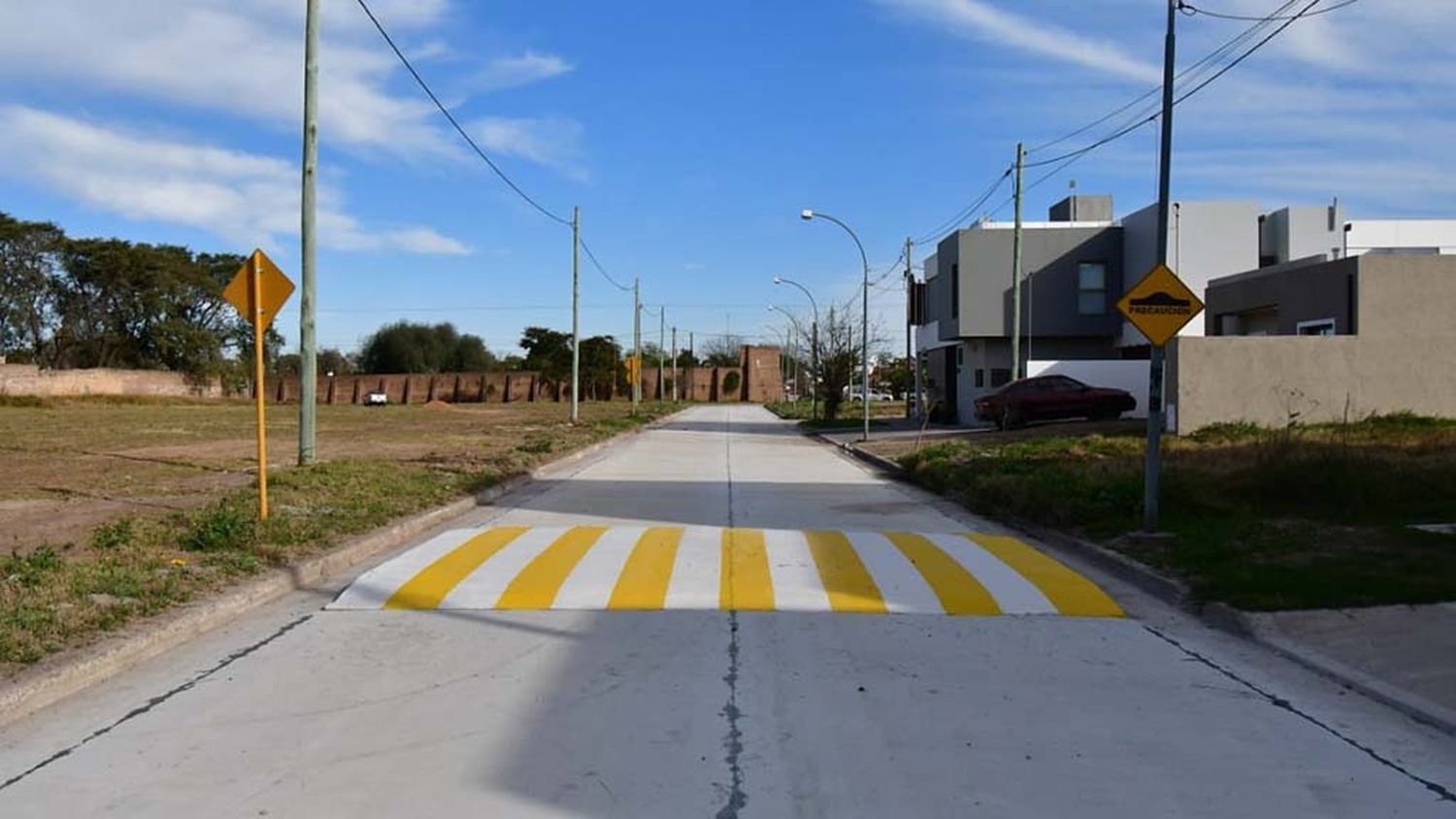 Se habilitó el tránsito en calle México, entre Primeros Colonizadores y Vélez Sarsfield