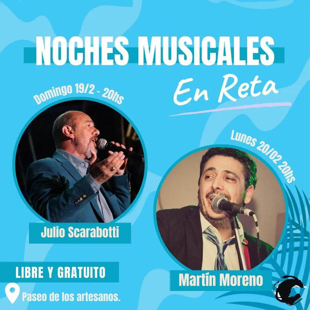 Noches musicales en el Paseo de los Artesanos de Reta