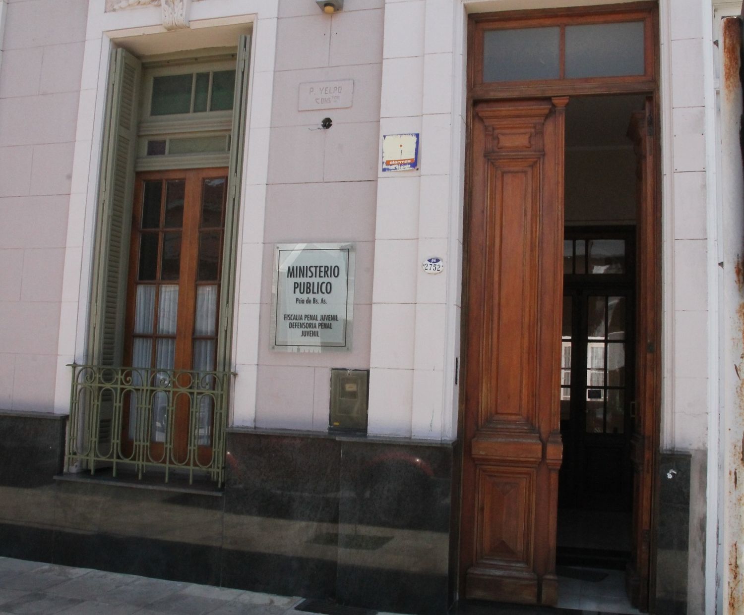En la sede del Ministerio Público Fiscal se instruyen las actuaciones judiciales en el caso de los menores