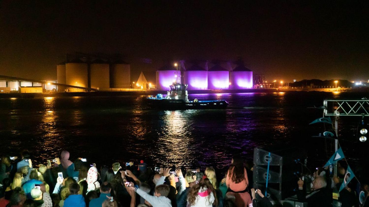 El Puerto Quequén se presentó como la nueva postal de Necochea