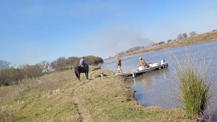 Entrerriano prendió fuego en zona de islas y fue detenido: “Era para ahuyentar víboras”