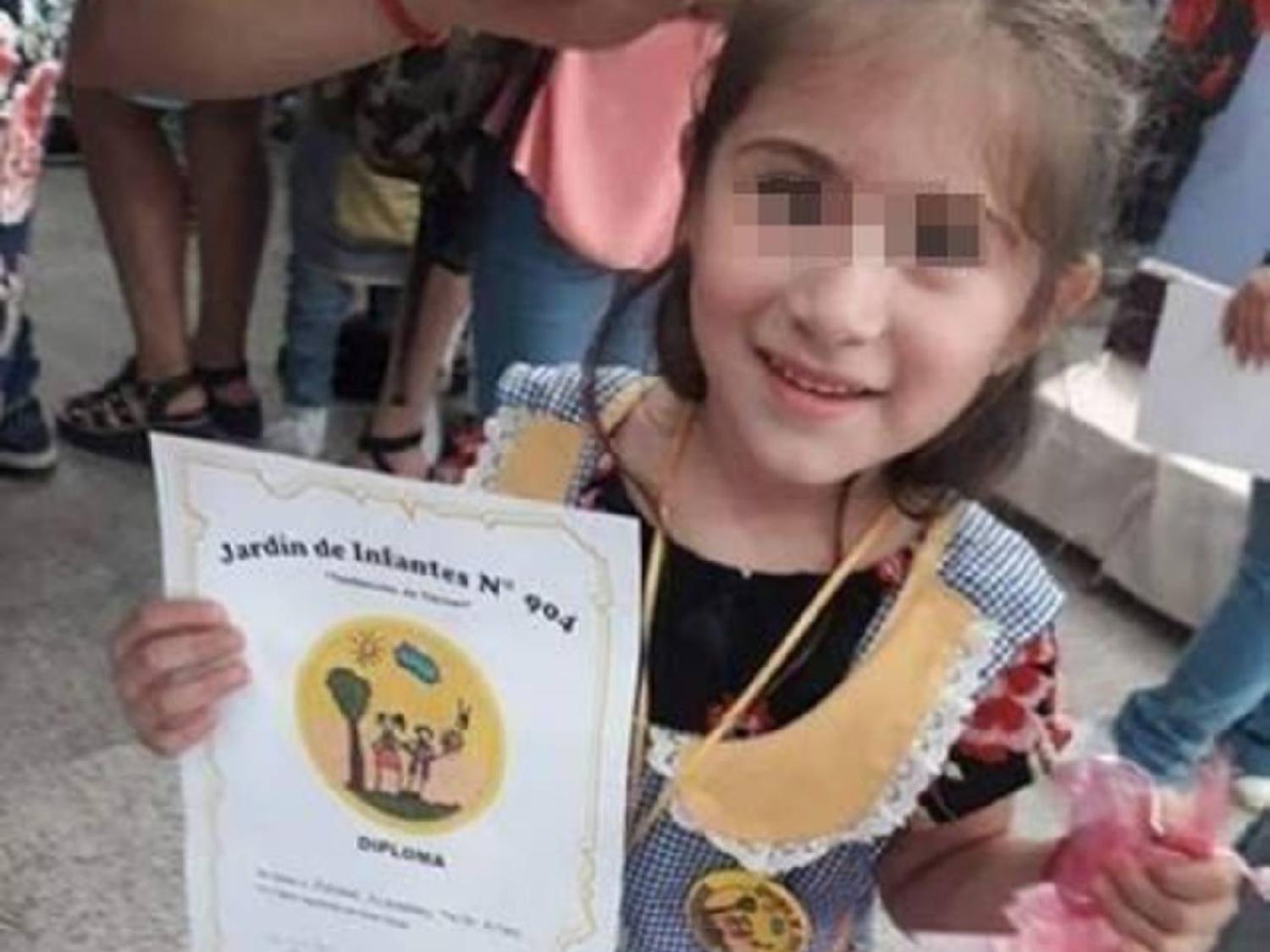 Murió Maite, la nena alcanzada por una bala perdida en Merlo