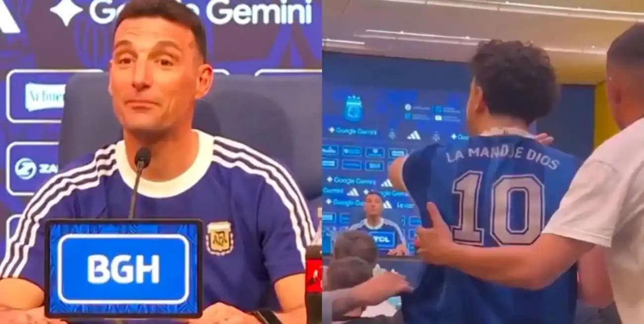 Un hincha cuestionó a Scaloni y desató un momento inesperado en La Bombonera.