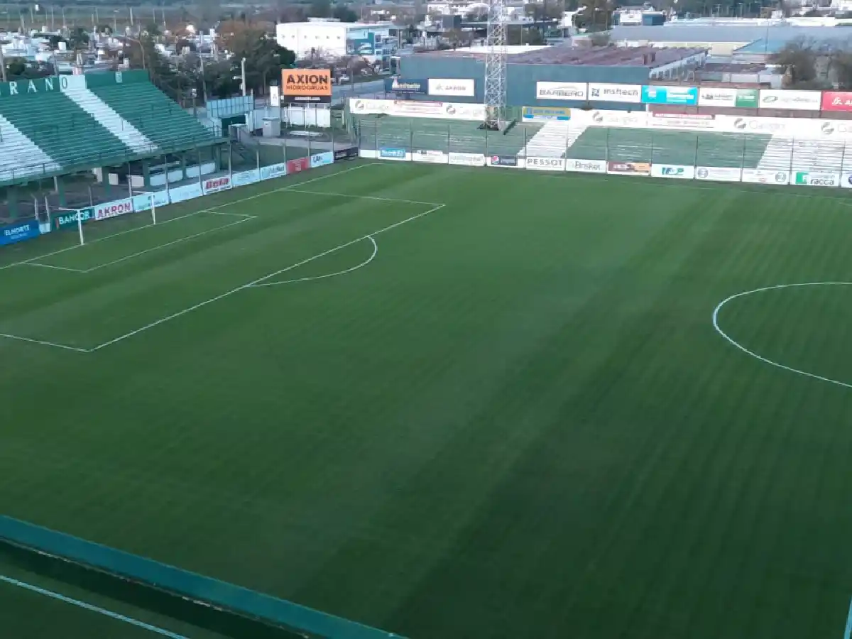 El estadio de Sportivo será pintado en su totalidad