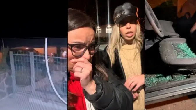 Las jóvenes compartieron la terrible experiencia que vivieron en sus redes sociales. (Imagen de video)
