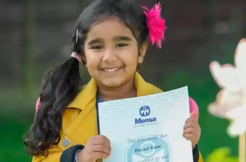 Una niña inglesa de 4 años demostró tener un coeficiente similar al de Einstein