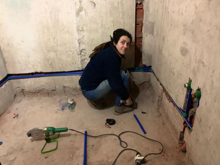 Andrea Carrón, la fuerza y el desafío de dominar un trabajo históricamente masculino  