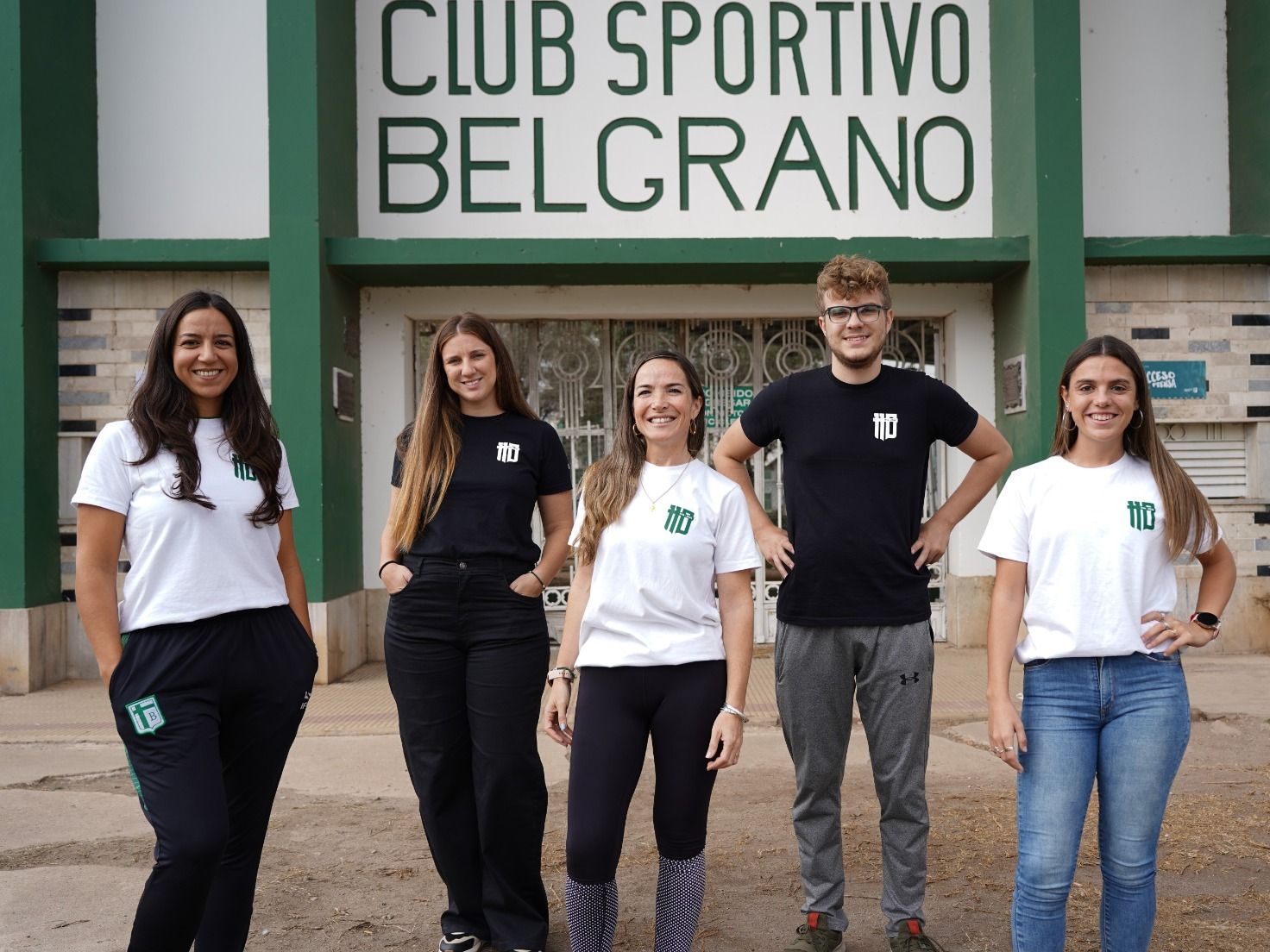 Integrantes del Departamento de Inclusión del club Sportivo Belgrano