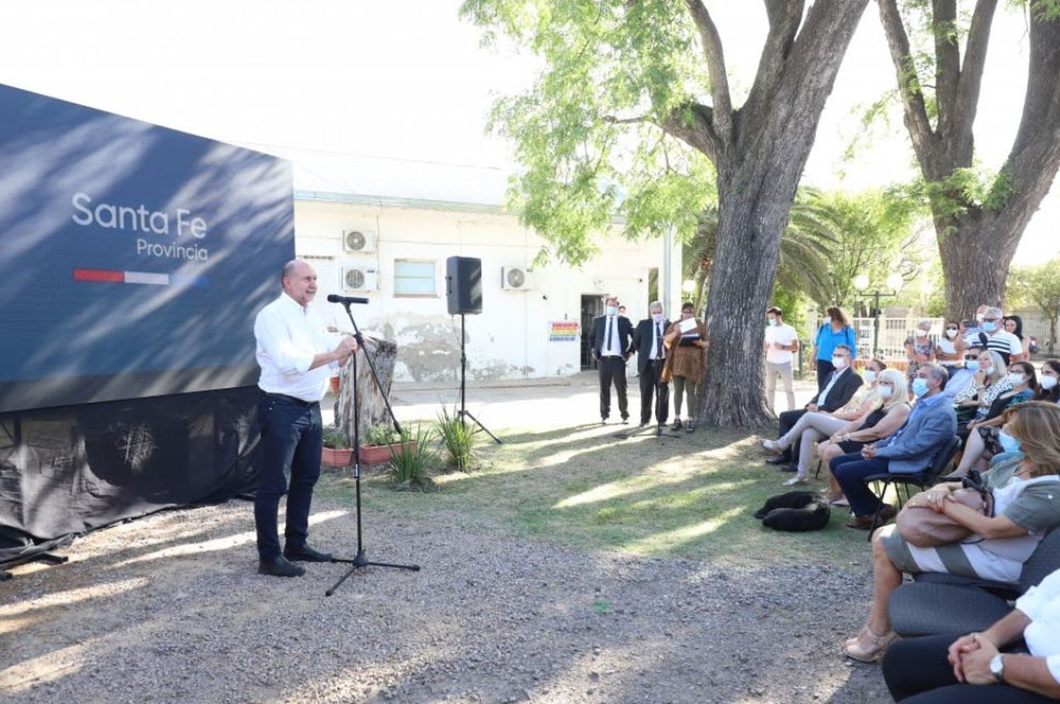 El gobernador Omar Perotti presentó la obra de ampliación del Hospital de Sunchales