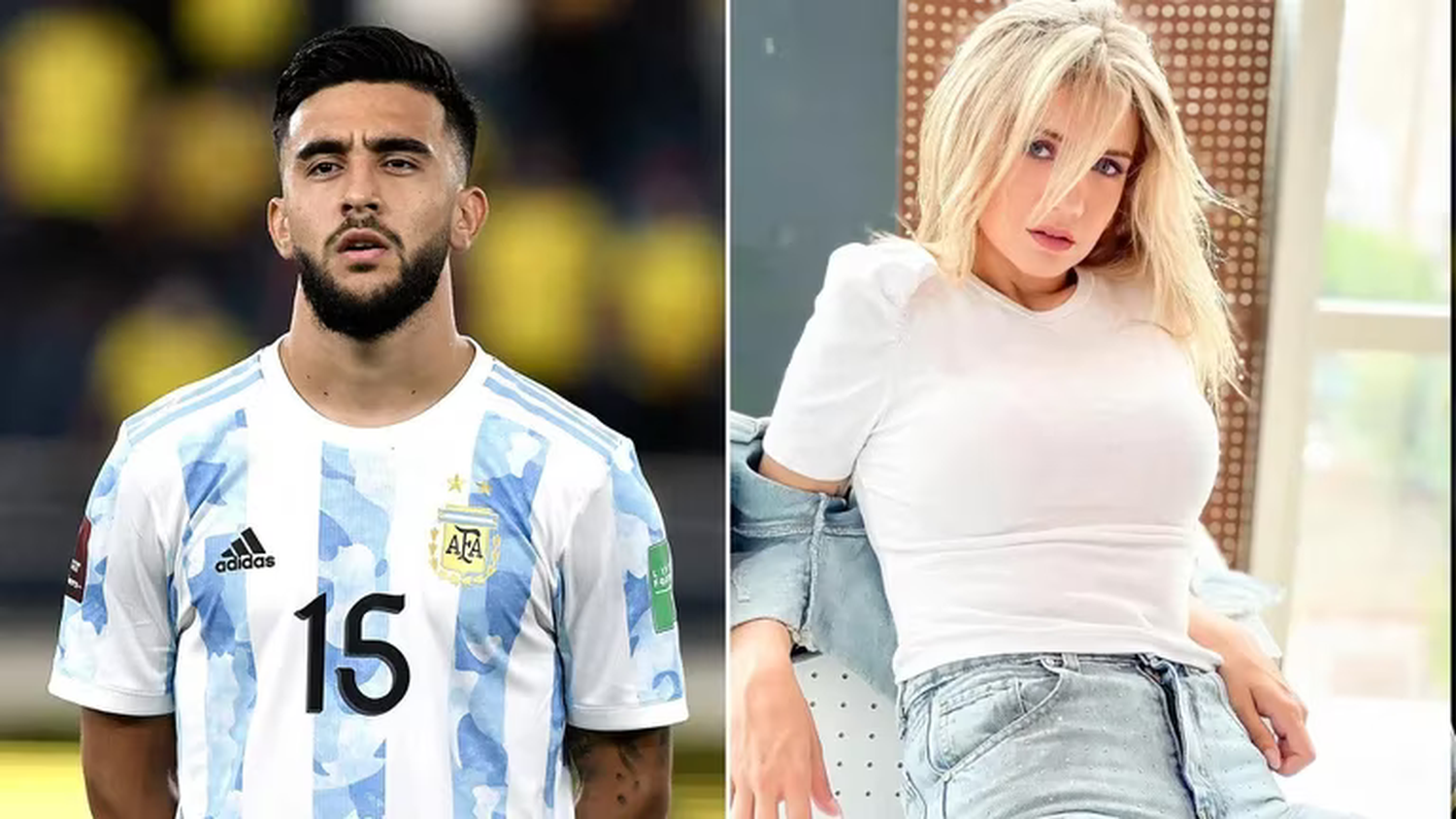 Nicolás González y Nazarena Di Serio