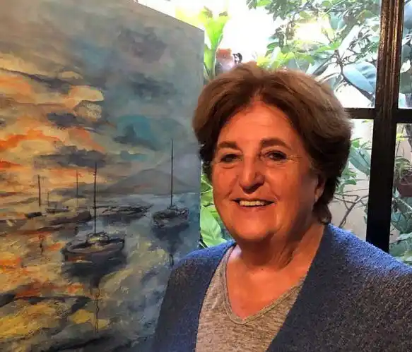 “En mi casa todos pintaban,  siempre hubo una tendencia al arte”