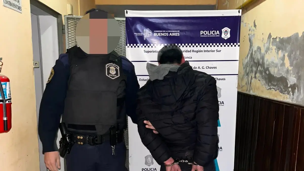Aprehendido durante la madrugada del sábado en Adolfo Gonzales Chaves