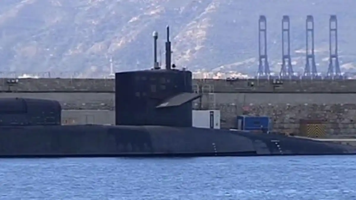 Ecologistas denuncian la llegada a Gibraltar de un nuevo submarino nuclear