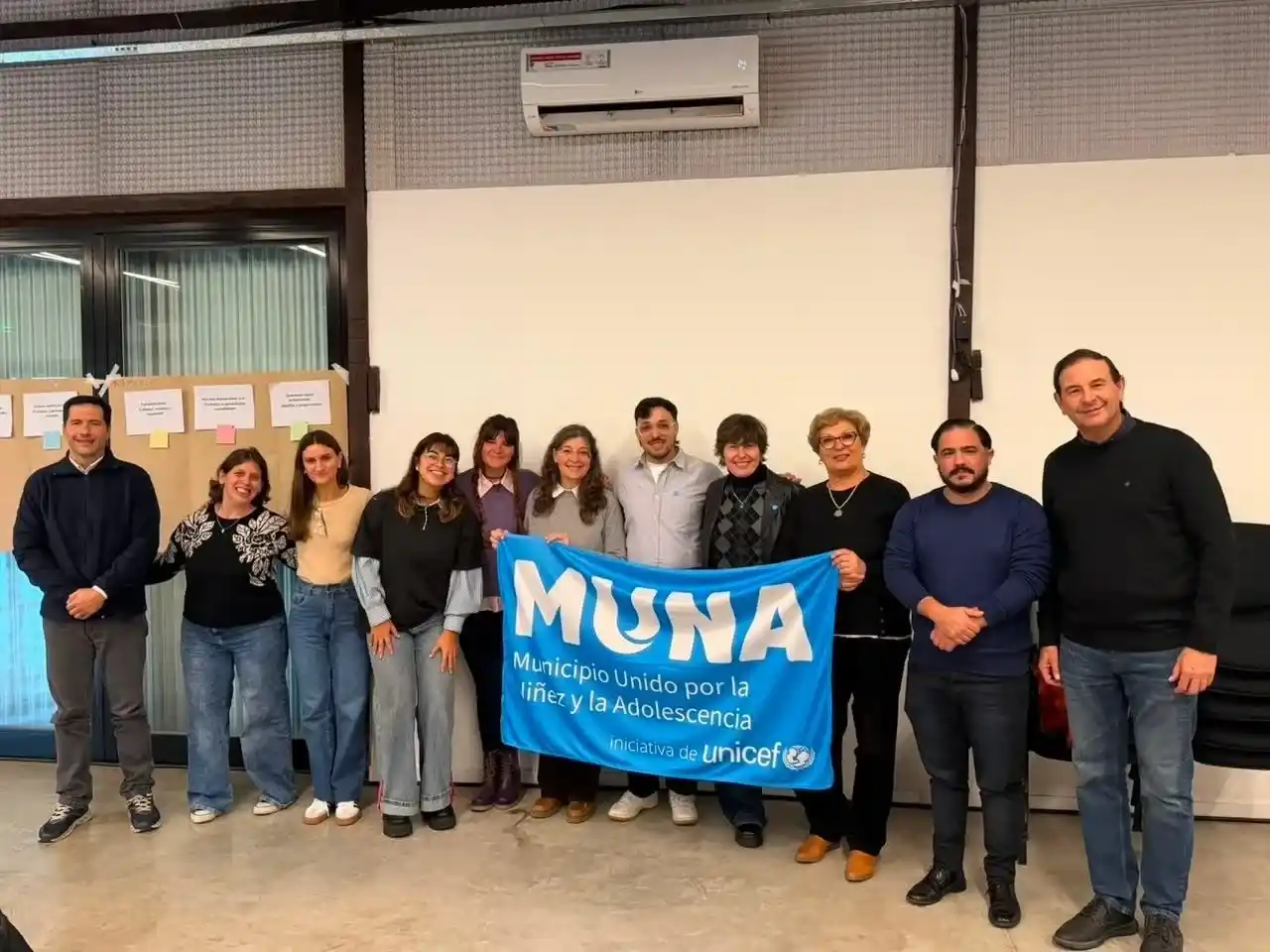 Rafaela recibió la visita de UNICEF para evaluar los avances del programa MUNA