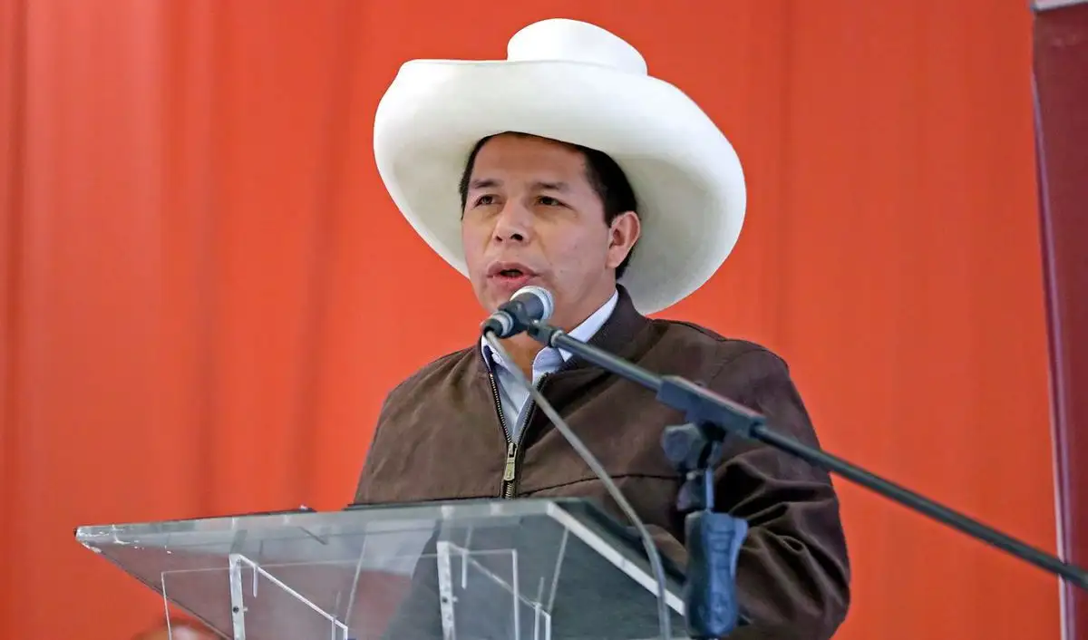 Pedro Castillo, presidente de Perú.