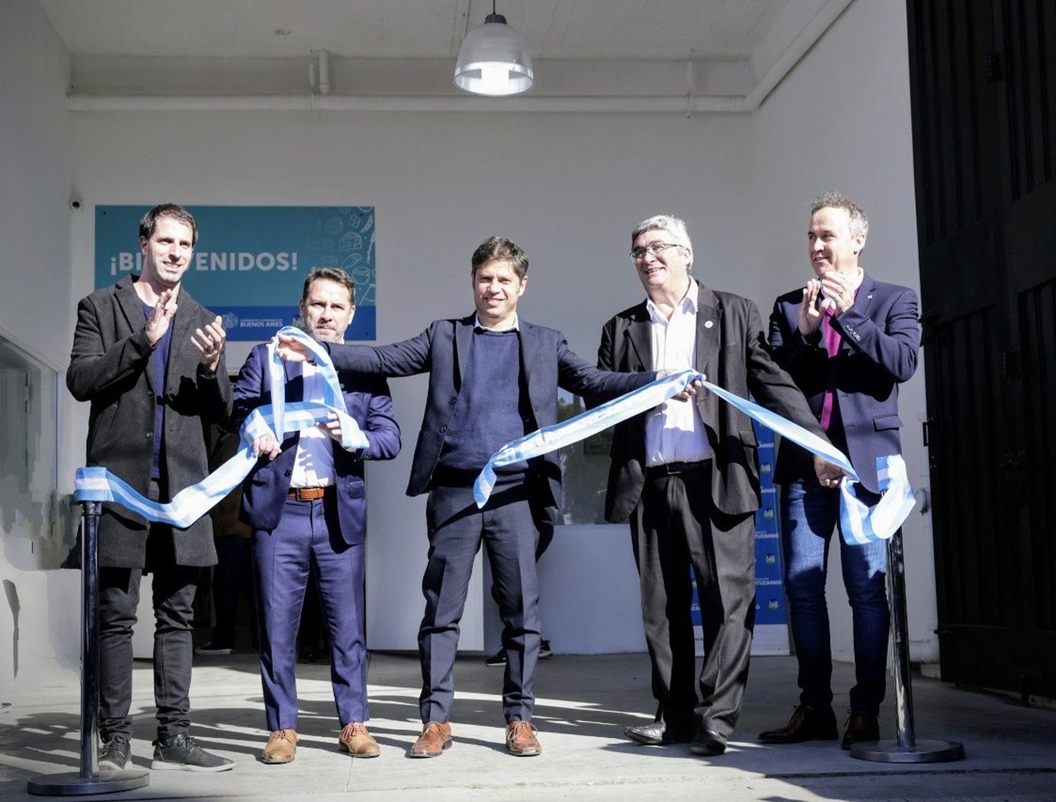 Inauguración del sexto mercado bonaerense en Ituzaingó.