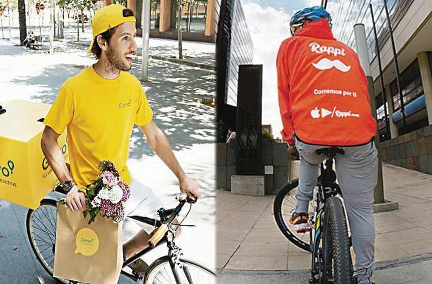 Cadetes denunciaron que por Rappi y Glovo bajó un 50 por ciento el trabajo en empresas de delivery locales