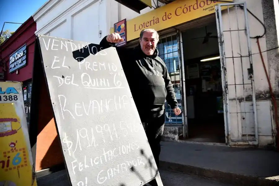 Habló el dueño de la agencia que vendió el cartón ganador del Quini 6: “Es la primera vez que me toca un premio así”