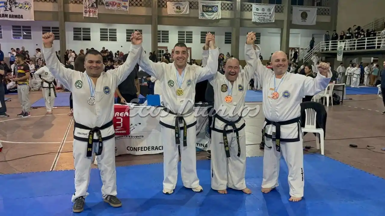 Medallistas. Los veteranos obtuvieron sus preseas