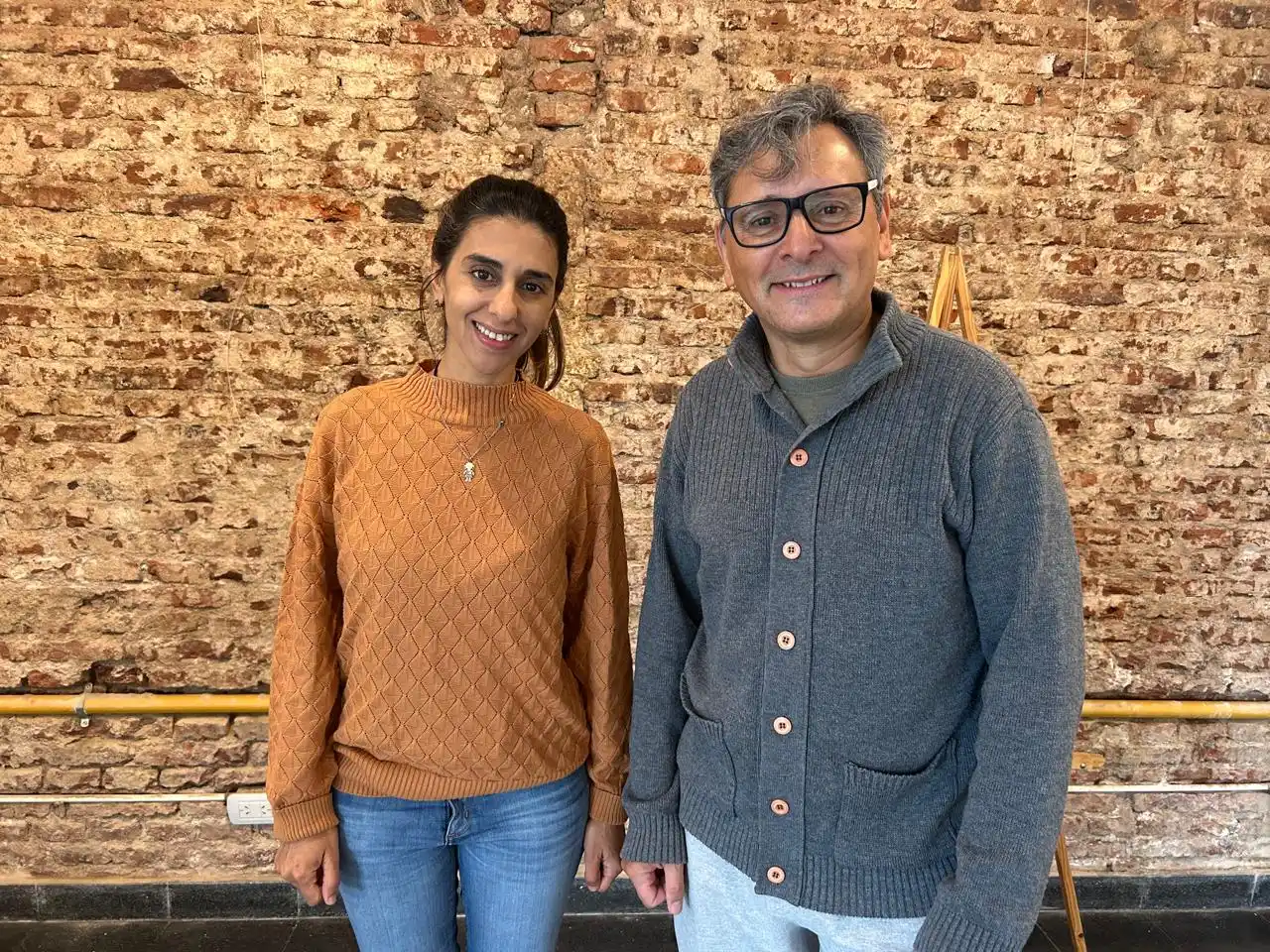 Fabián Gorostegui y Ana Izurieta invitan a la comunidad a visitar la muestra