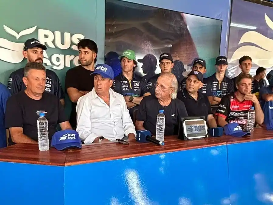 Se presentó en EXPOAGRO la fecha del TC en Rafaela el 20 y 21 de junio con la presencia de dirigentes de Atlético de Rafaela. Foto:ACTC