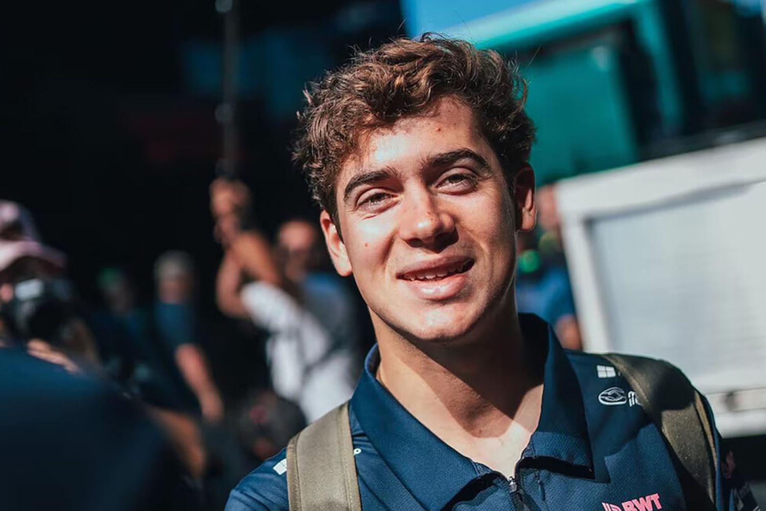 Colapinto llegó a Imola y revolucionó el paddock de la F1