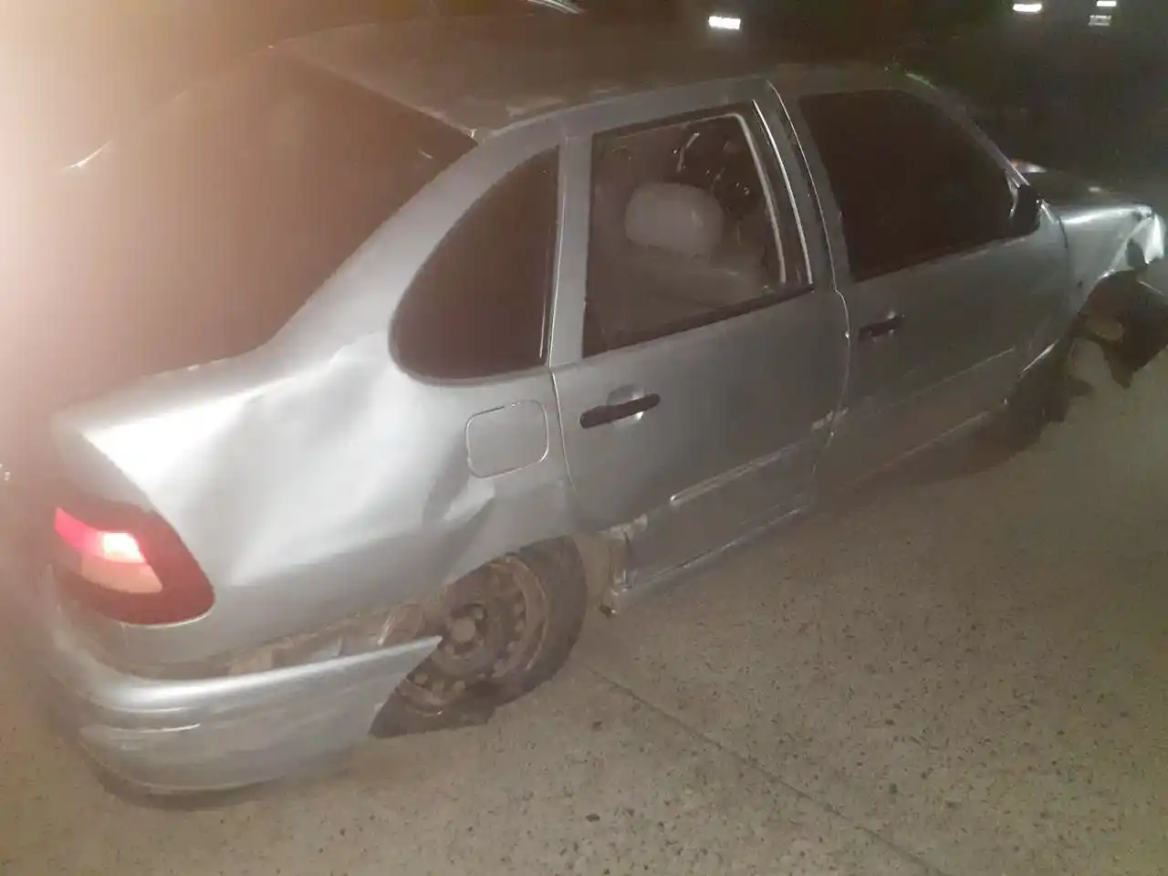 Siniestro vial en la Autopista Nacional 14: despiste y choque contra el guardarraíl