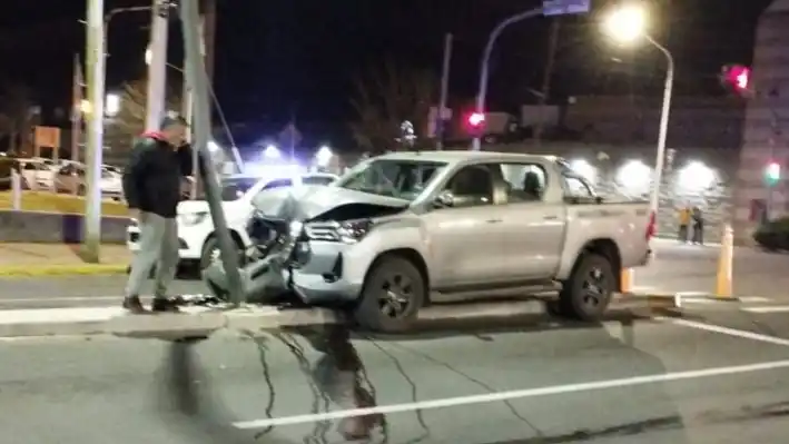 El siniestro se produjo en la esquina de Brasil y Avellaneda.