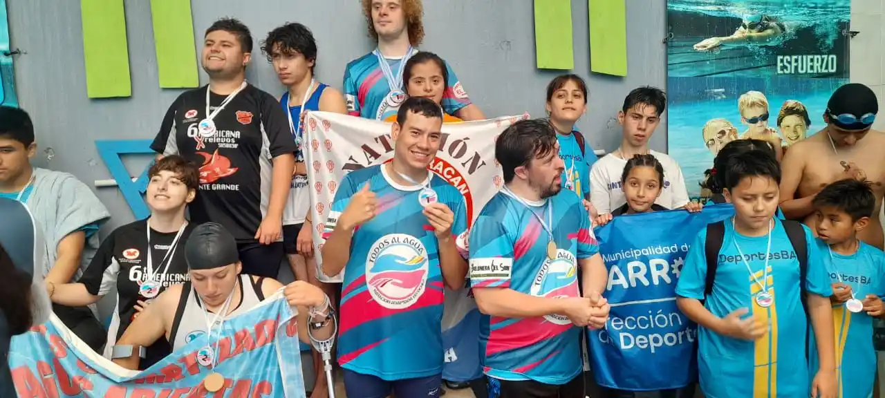 El equipo de natación PCD logró 34 medallas en un torneo nacional. Fotos
