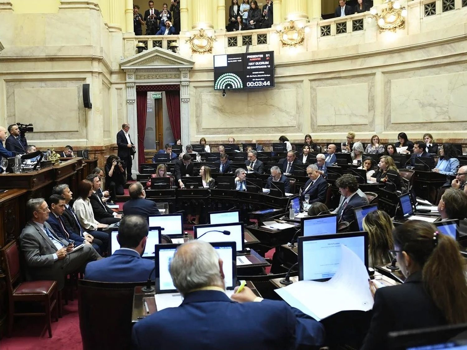 Ficha Limpia y dietas están en dudas para una posible sesión del Senado, el jueves