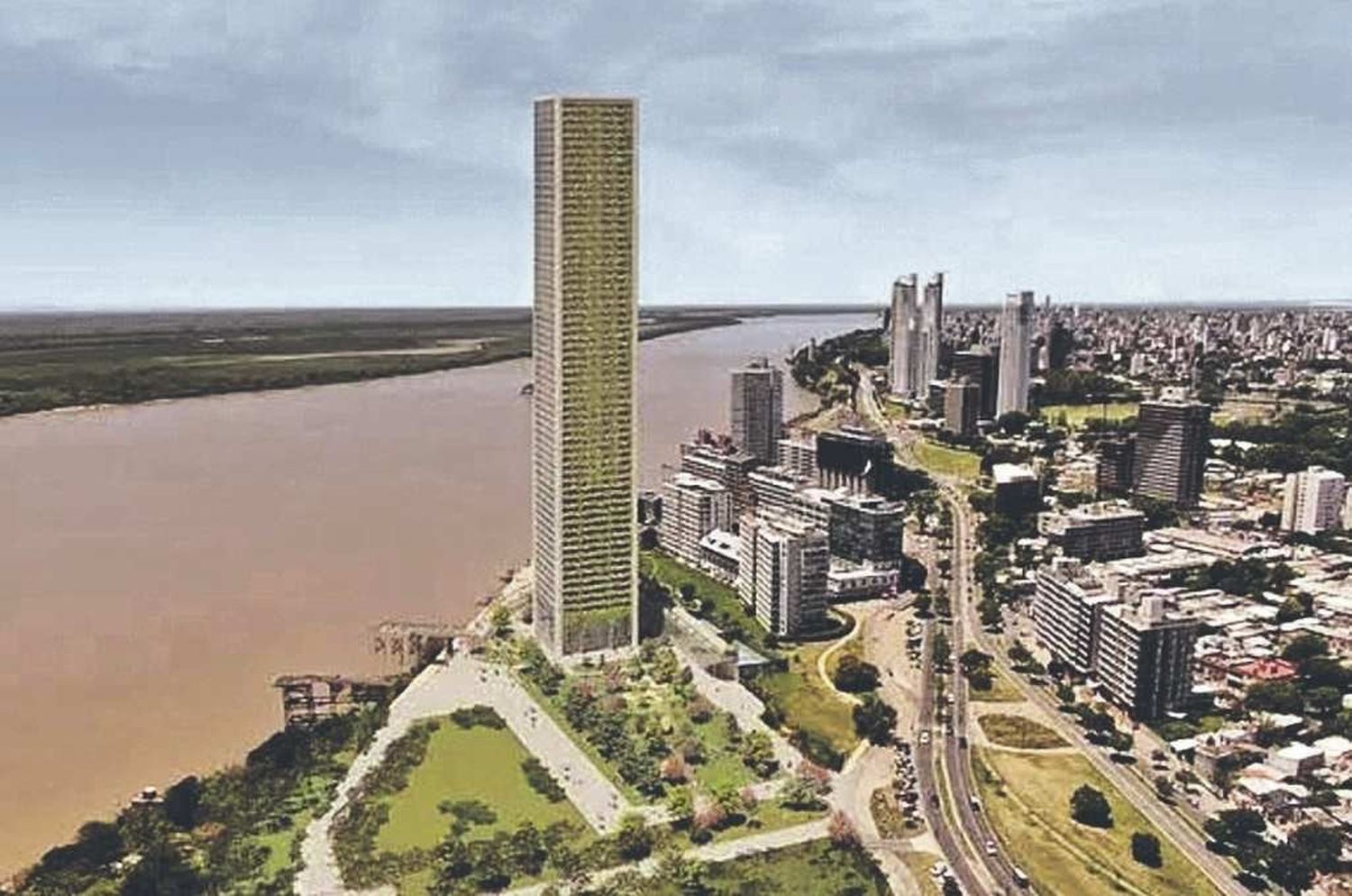 En qué quedó el proyecto del edificio más alto de Rosario y el segundo del país