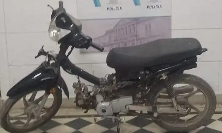 Un menor de 15 años fue aprehendido por el hurto de una motocicleta