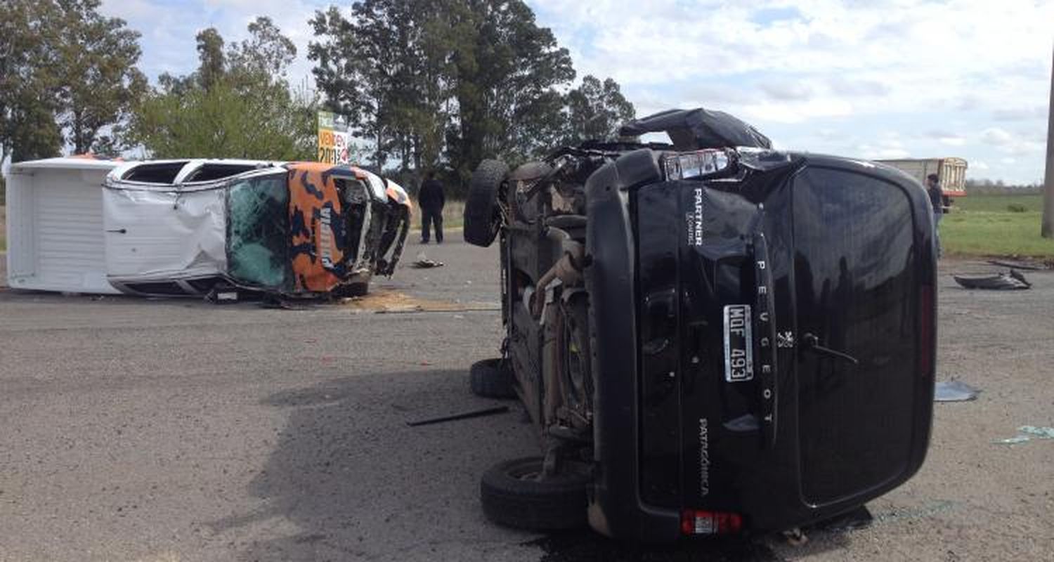 Accidente en Ruta 191: Los heridos se recuperan en el Hospital