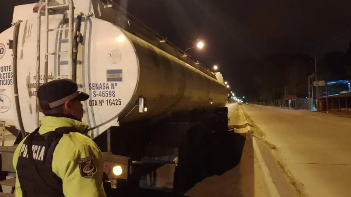 Un camionero fue detenido con 3 g/l de alcohol en sangre