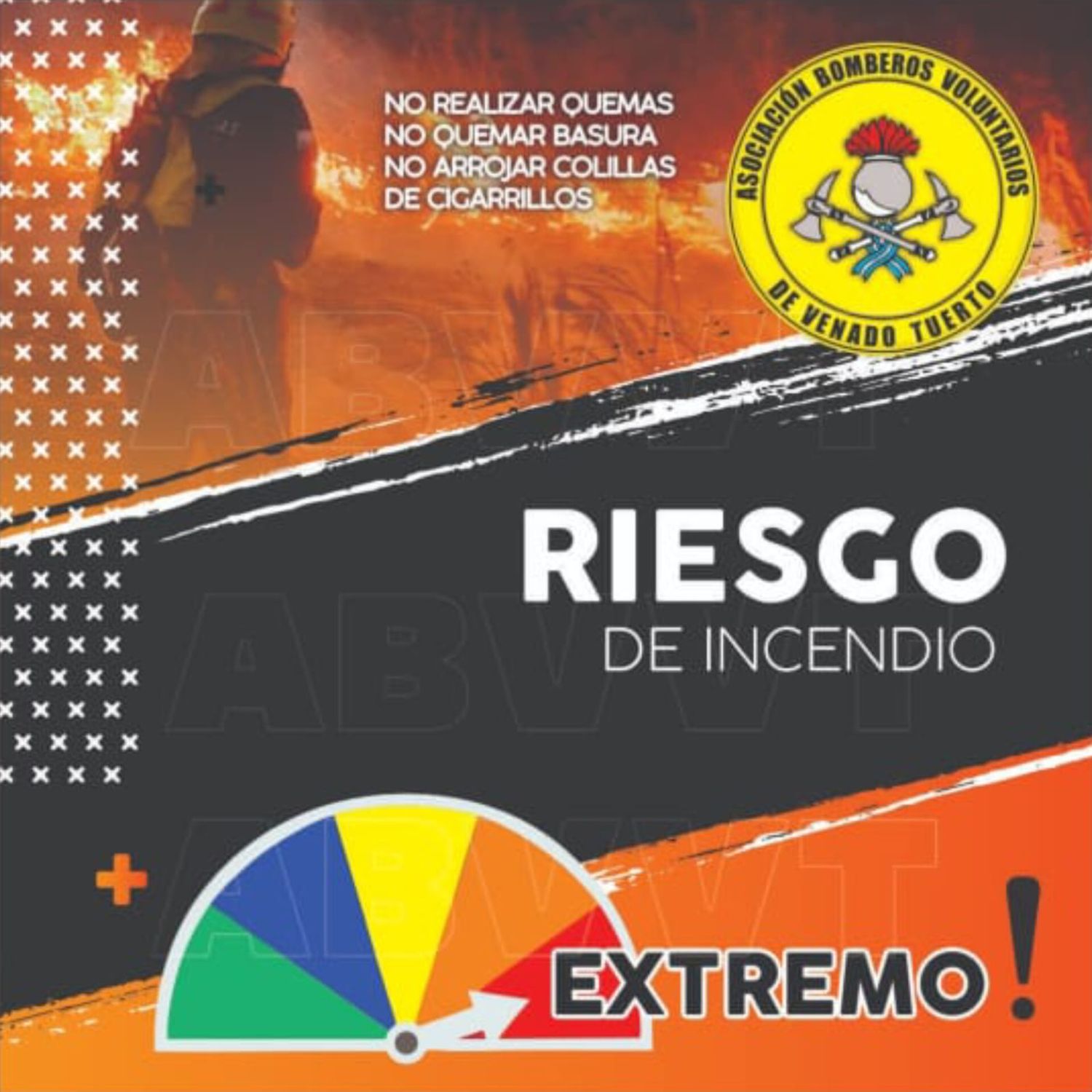 Riesgo de incendios Bomberos Venado