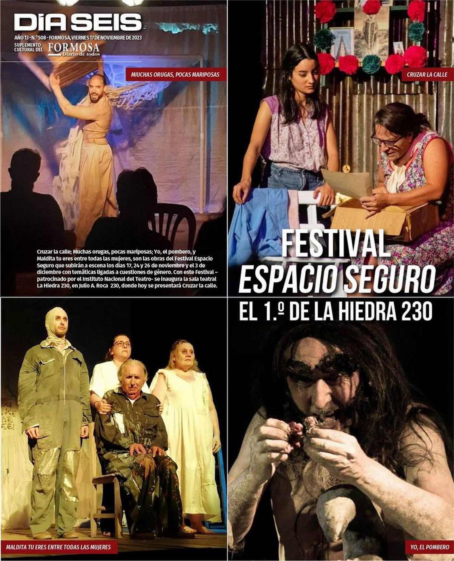 La Hiedra 230 abre sus puertas con 
el festival teatral Espacio Seguro