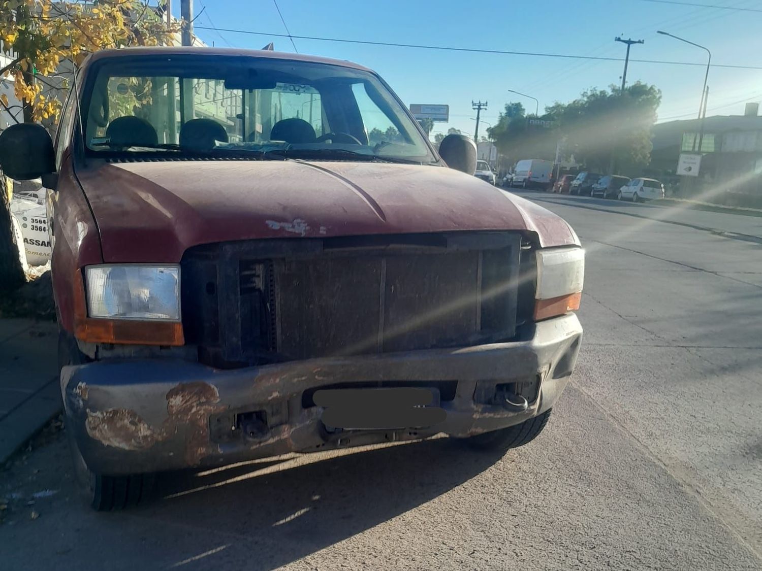 La camioneta era conducida por un hombre de 63 años.