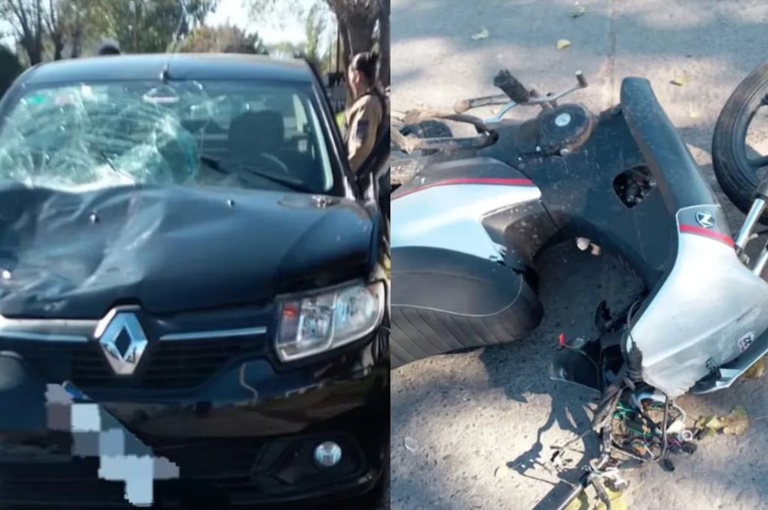 Accidente fatal en La Plata: dos motociclistas murieron tras chocar de frente contra un auto