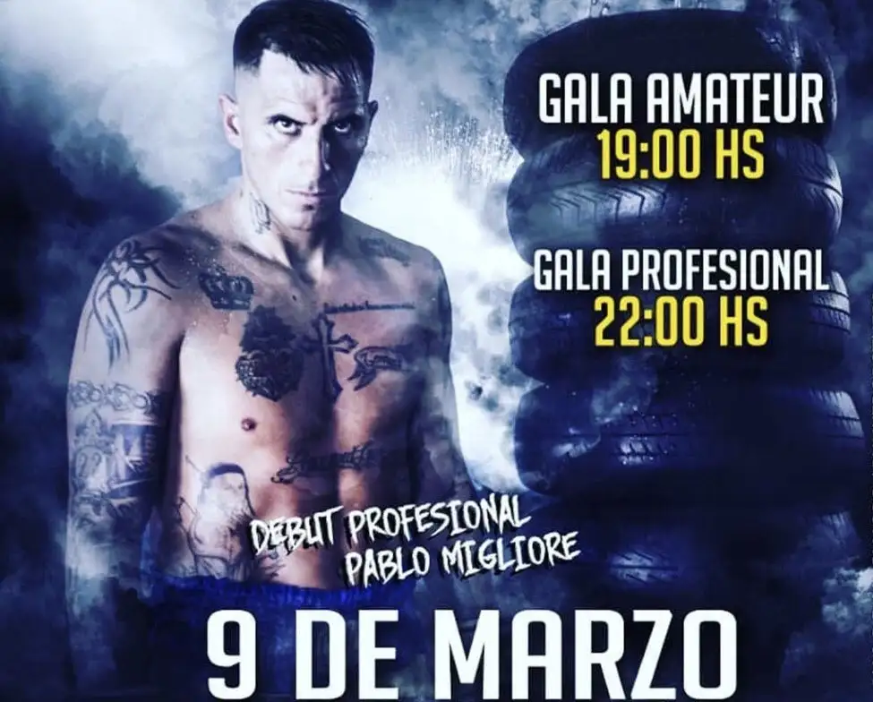 Pablo Migliore debutará como boxeador profesional